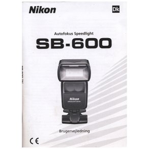 Nikon SB-600 Brugsanvisning
