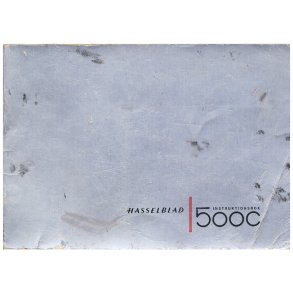 Hasselblad 500C Brugsanvisning (Svensk)