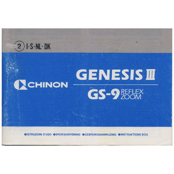 Chinon Genesis III GS-9 Reflex Zoom (Brugsanvisning)