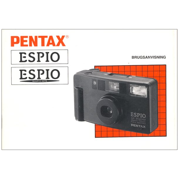 Pentax Espio Brugsanvisning