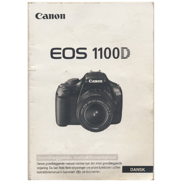 Canon EOS 1100D Brugsanvisning