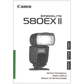 Canon Speedlite 580EX II Brugsanvisning (Eng, FR, ES)
