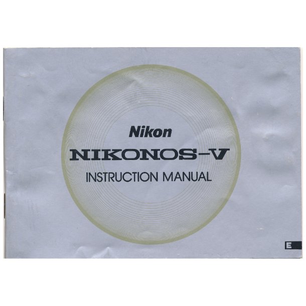 Nikon Nikonos-V Brugsanvisning (Engelsk)