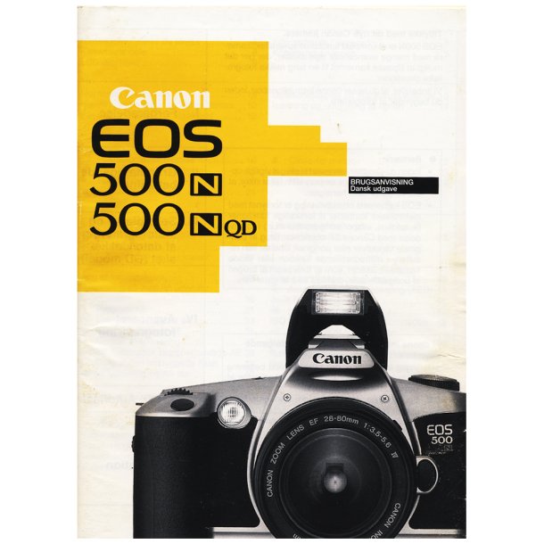 Canon EOS 500N Brugsanvisning