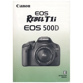 Canon EOS 500D Brugsanvisning (Engelsk)