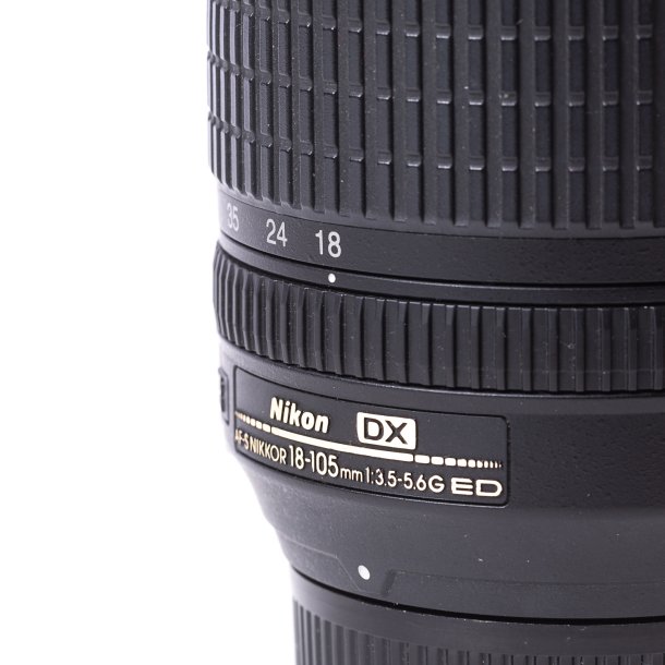 Brugt | Nikon DX AF-S Nikkor 18-105mm 3,5-5,6 G ED