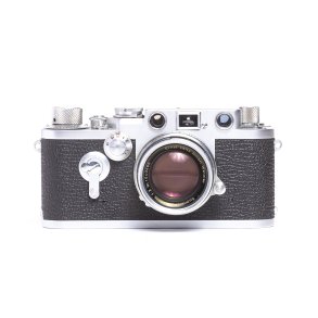Brugt | Leica lll f m. Summicron 50mm 2,0 Thorium og modlysblnde