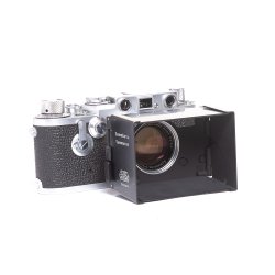 Brugt | Leica lll f m. Summicron 50mm 2,0 Thorium og modlysblnde