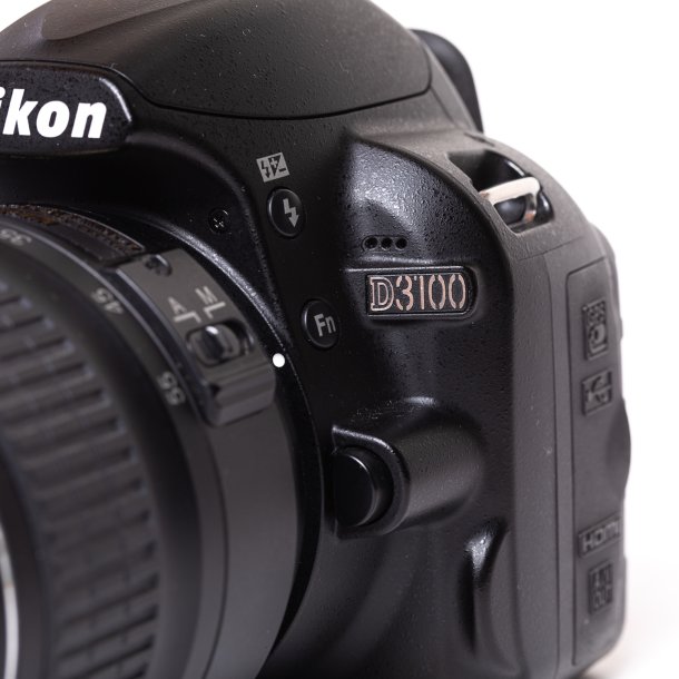 Brugt | Nikon D3100 m. 18-55mm 3,5-5,6