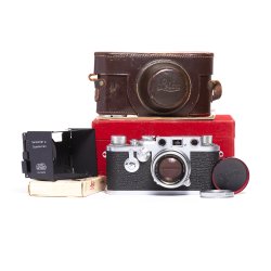 Brugt | Leica lll f m. Summicron 50mm 2,0 Thorium og modlysblnde