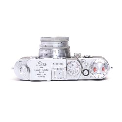 Brugt | Leica lll f m. Summicron 50mm 2,0 Thorium og modlysblnde