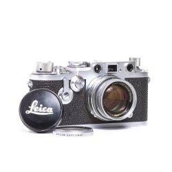 Brugt | Leica lll f m. Summicron 50mm 2,0 Thorium og modlysblnde