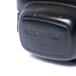 Brugt | Ldertaske til Olympus trip 35