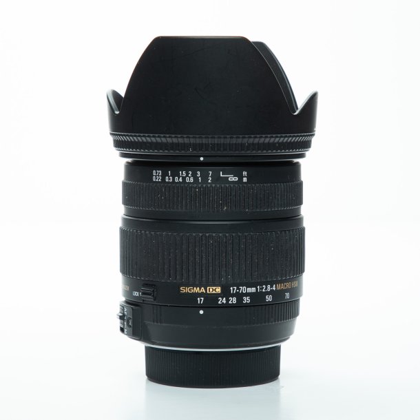 Brugt | Sigma 17-70mm 2,8-4,0 Macro HSM for Nikon 