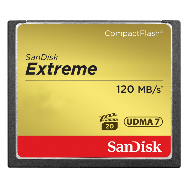 SANDISK CF kort Extreme 120/85MB/s UDMA7