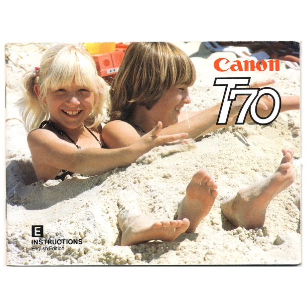Canon T70 Brugsanvisning (Engelsk)
