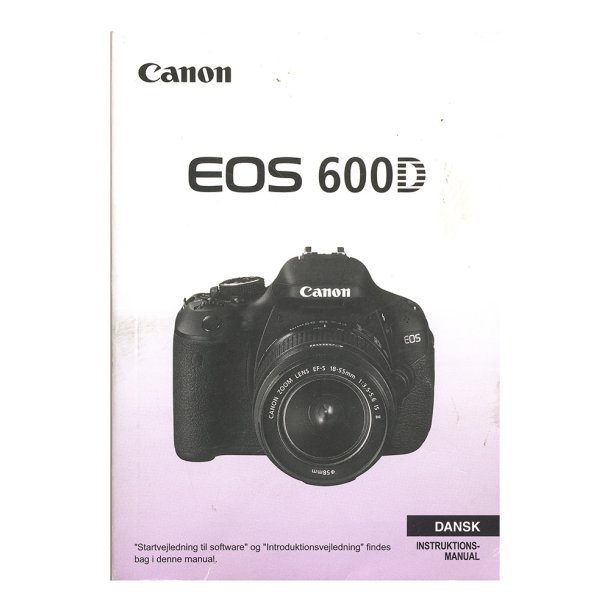 Canon EOS 600D Brugsanvisning