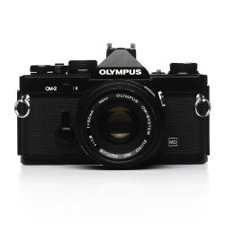Brugt | Olympus OM2 sort m 50mm 1,8