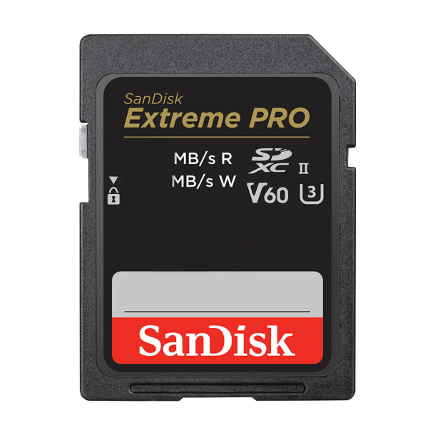 Extreme Pro SD 200/90 MB/s V30 C10 UHS-I