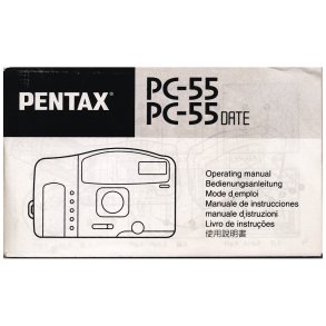 Pentax PC-55 Brugsanvisning (Engelsk)