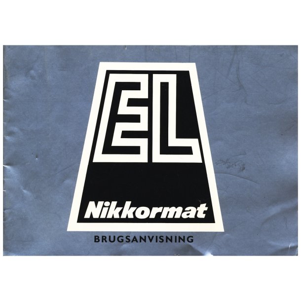 Nikkormat EL Brugsanvisning 