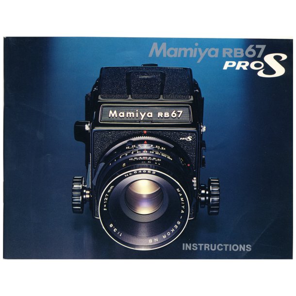 Mamiya RB67 Pro S Brugsanvisning (Engelsk)