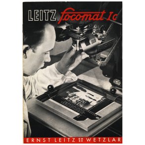 Leitz Focomat Ic forstrrelsesapparat Brugsanvisning (Tysk)