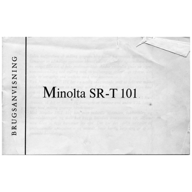 Minolta SR-T 101 Brugsanvisning