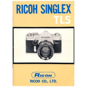Ricoh Singlex TLS Brugsanvisning (Engelsk)