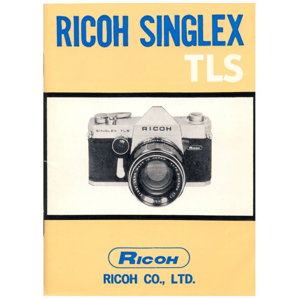 Ricoh Singlex TLS Brugsanvisning (Engelsk)