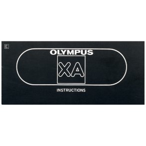 Olympus XA Brugsanvisning (Engelsk)