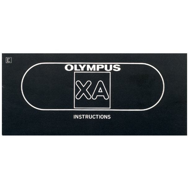 Olympus XA Brugsanvisning (Engelsk)