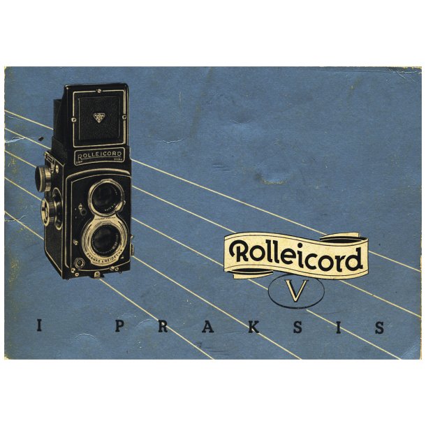 Rolleicord V Brugsanvisning (Engelsk)