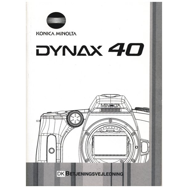 Minolta Dynax 40 Brugsanvisning