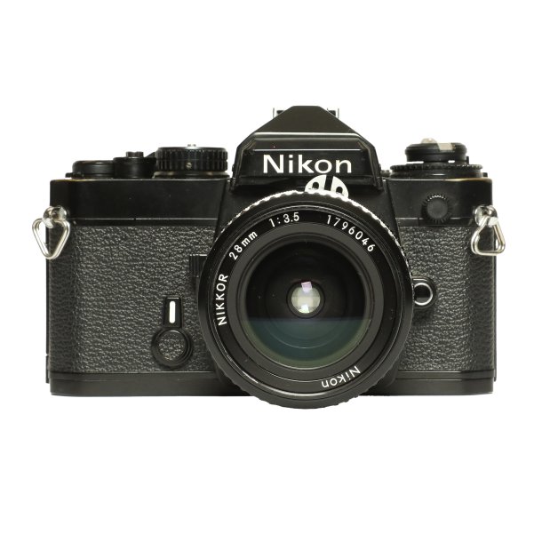 Brugt | NIKON FE SORT M/ 28 MM. F/3,5