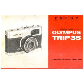 Olympus Trip 35 Brugsanvisning (ENG, FRA, SPA, DE)