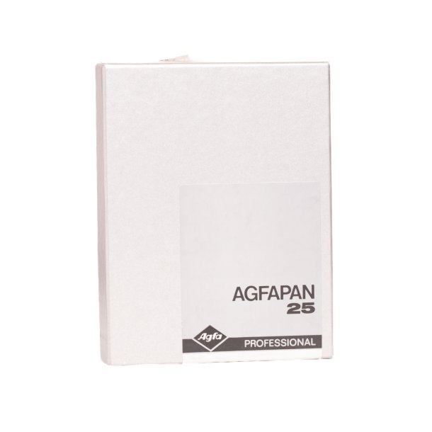 Agfapan 25 Pro 9x12cm Planfilm 25 stk. Udl�b Januar 1989