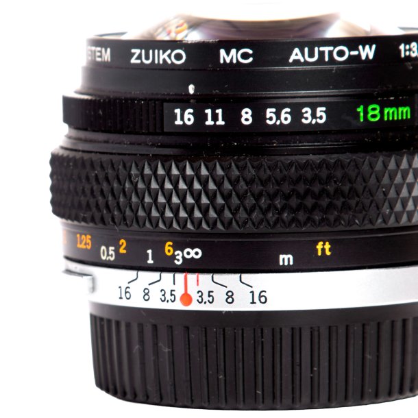 Brugt | Olympus zuiko 18mm. 3,5