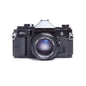 Canon A-1 m. 50mm. 1,4