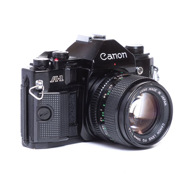 Canon A-1 m. 50mm. 1,4