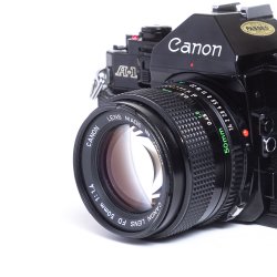 Canon A-1 m. 50mm. 1,4