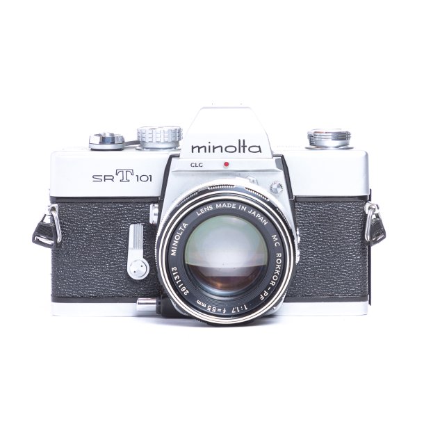 Minolta SRT101 m. 55mm. 1,7