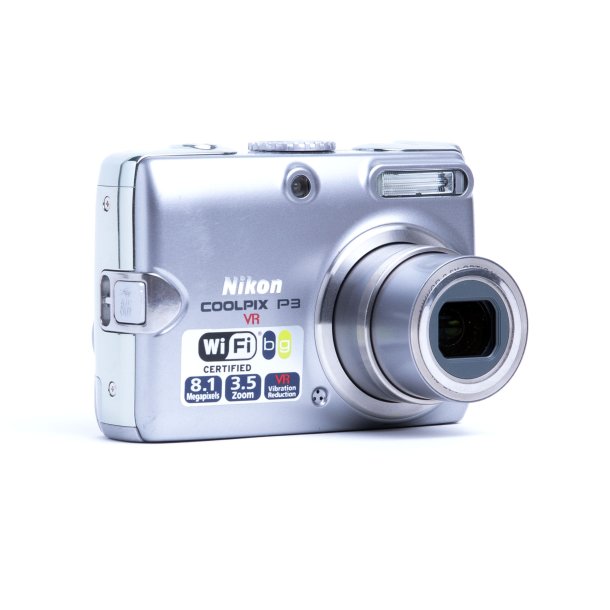 Brugt | Nikon Coolpix P3 inkl. tilbehr