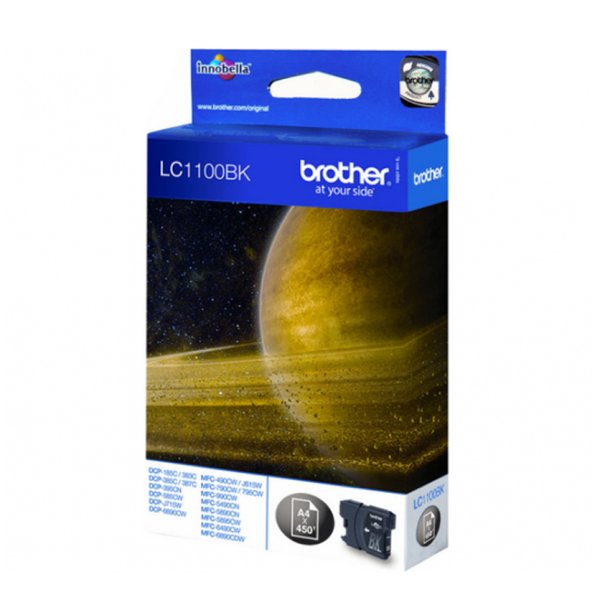 Brother LC1100BK Sort