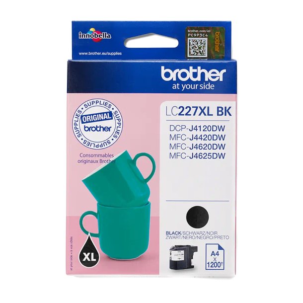 Brother LC227XL BK Sort
