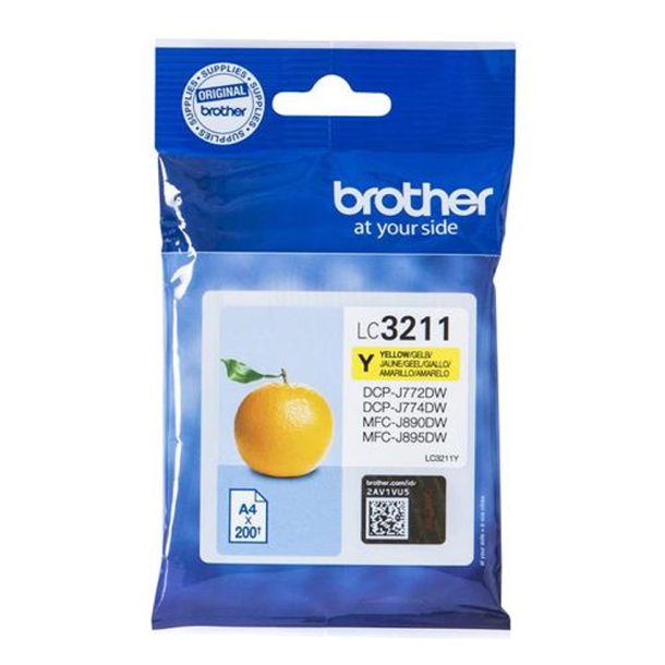Brother LC3211Y Gul