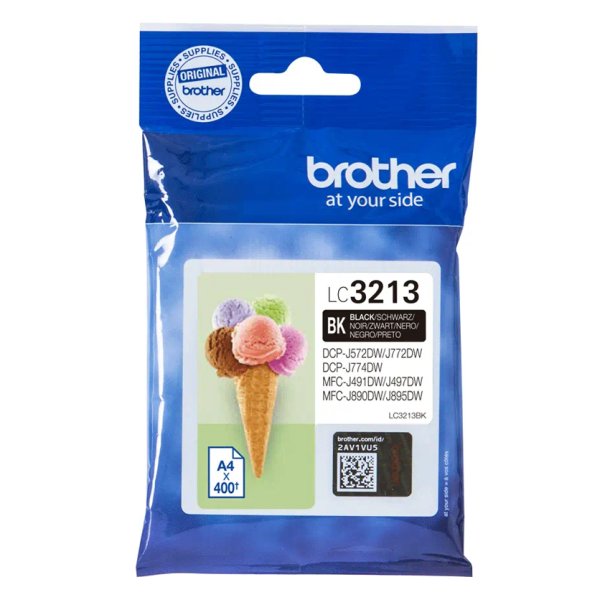 Brother LC3213BK Sort