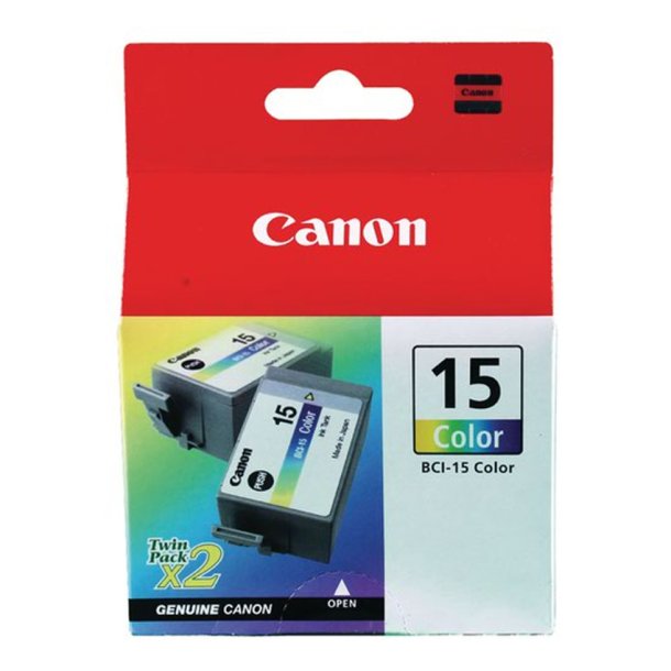 Canon 15 Farve 2 stk. ( BCI-15 Color )