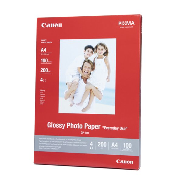 Canon Photo Paper Glossy Everyday Use 200 gr. 100 stk. A4