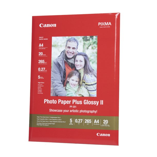 Canon Photo Paper Plus Glossy II 265 gr. 20 stk. A4